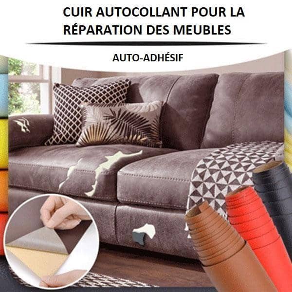 Rouleau De Cuir Auto-Adhésif    "50 CM X 137 CM"