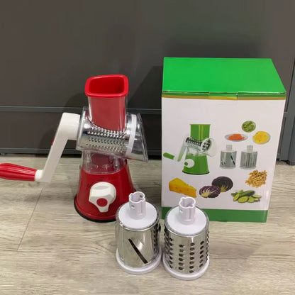 Trancheuse Manuelle Rotative De Cuisine 3 En 1.