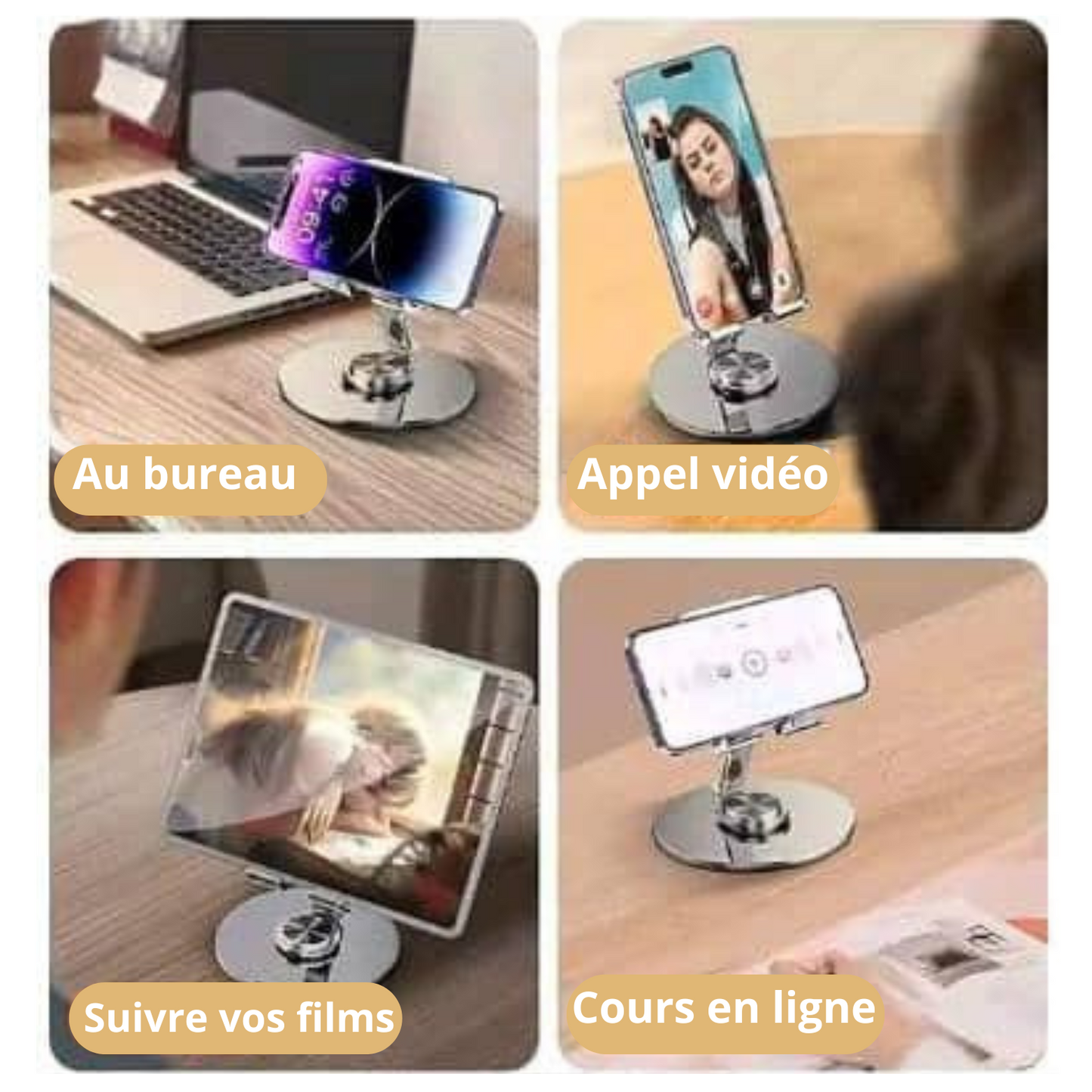 𝗦𝘂𝗽𝗽𝗼𝗿𝘁  𝗠é𝘁𝗮𝗹𝗹𝗶𝗾𝘂𝗲 𝗥𝗼𝘁𝗮𝘁𝗶𝗳 360°