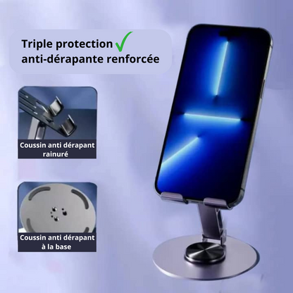 𝗦𝘂𝗽𝗽𝗼𝗿𝘁  𝗠é𝘁𝗮𝗹𝗹𝗶𝗾𝘂𝗲 𝗥𝗼𝘁𝗮𝘁𝗶𝗳 360°