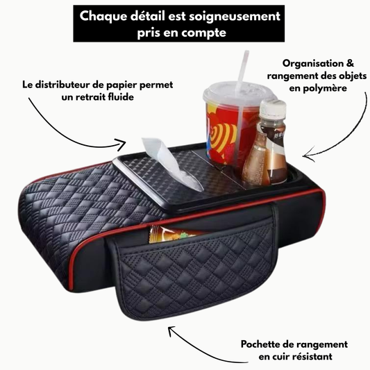 Organisateur Miltifonction de Rangement pour Accooudoir avant
