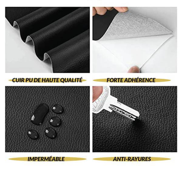 Rouleau De Cuir Auto-Adhésif    "50 CM X 137 CM"