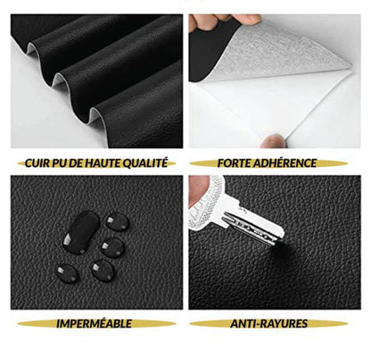 Rouleau De Cuir Auto-Adhésif    "50 CM X 137 CM"